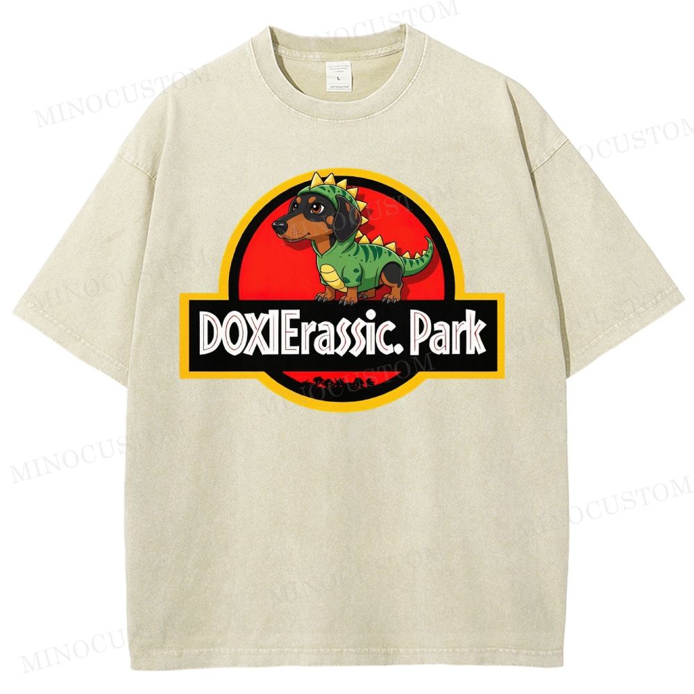 DOXIErassic Park Washed T-Shirt 