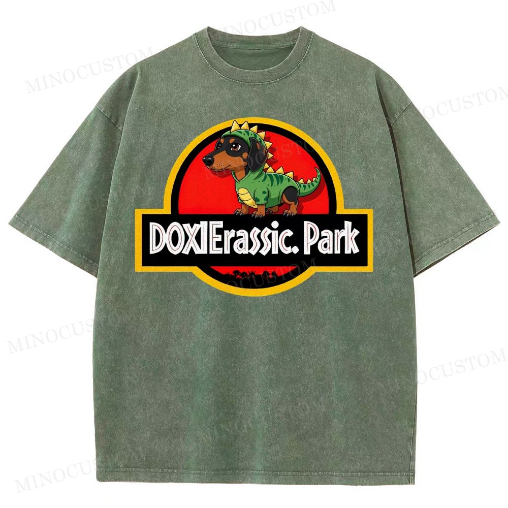 DOXIErassic Park Washed T-Shirt 