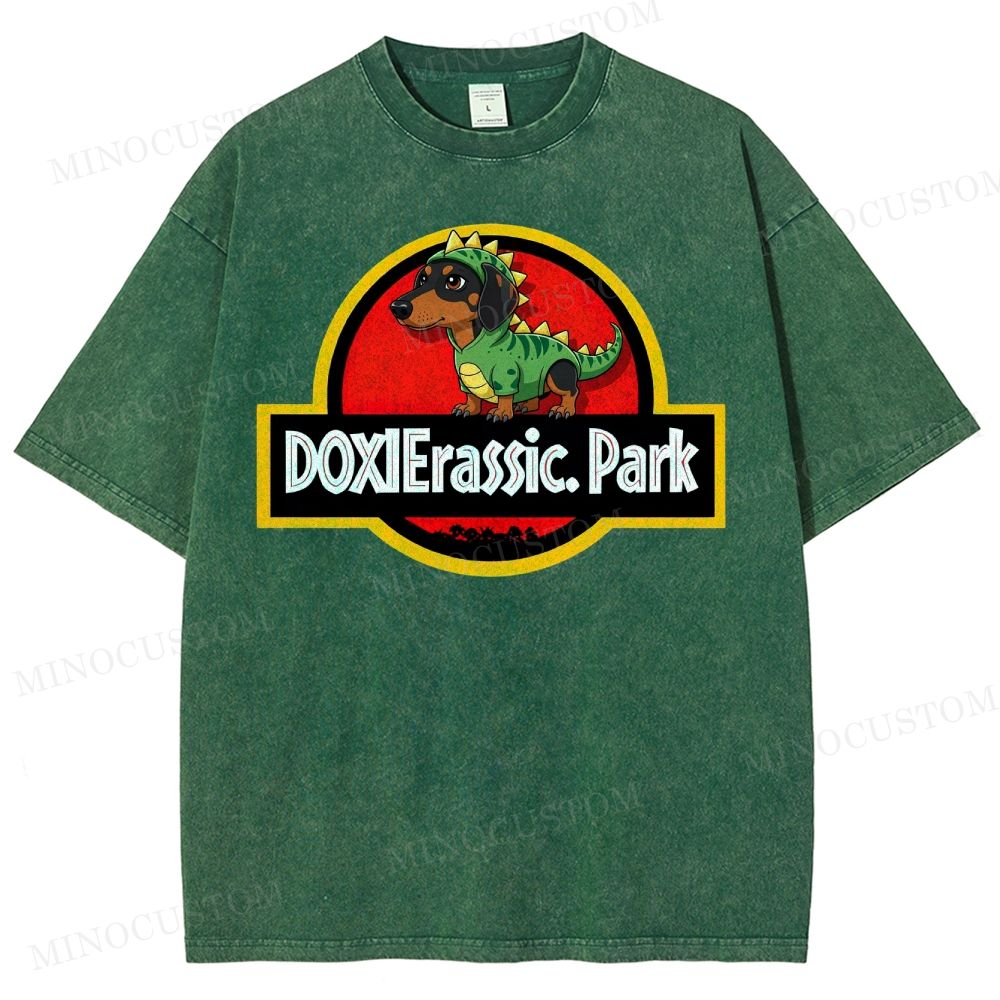DOXIErassic Park Washed T-Shirt 