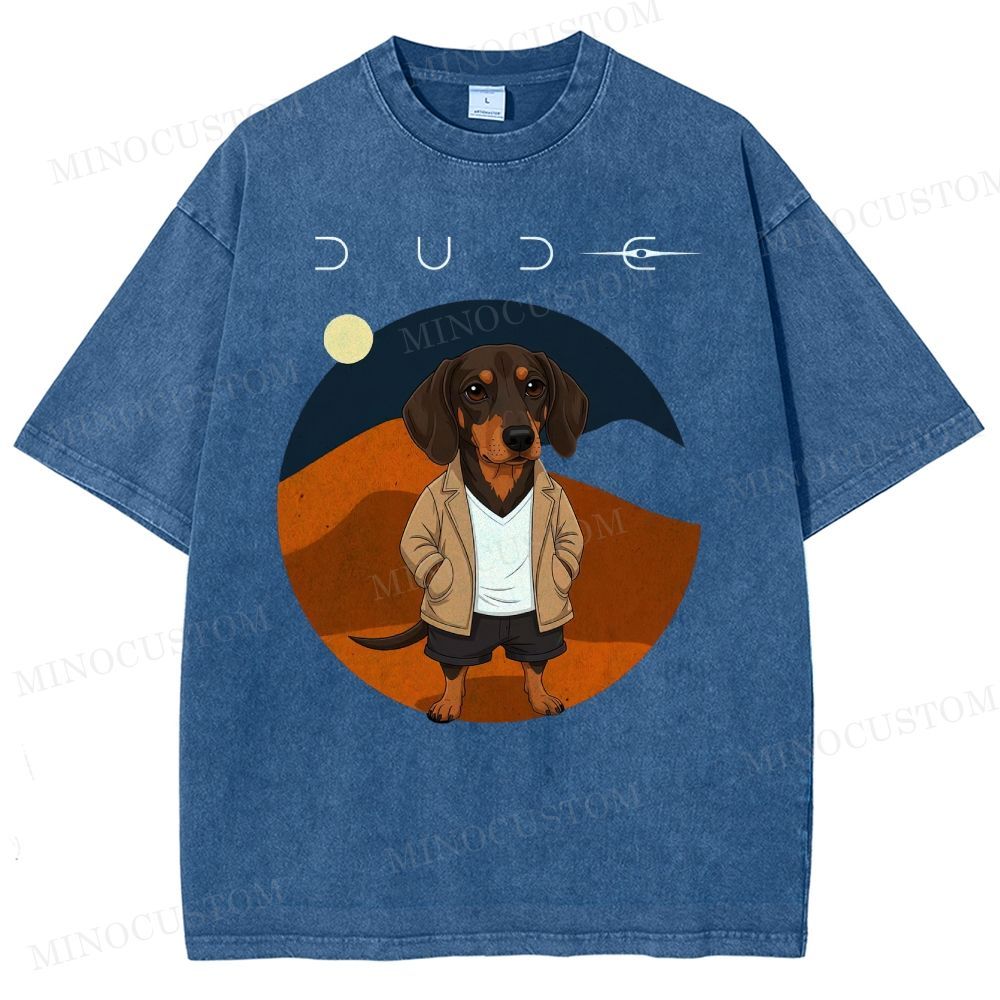 Dude Labrador Washed T-Shirt 
