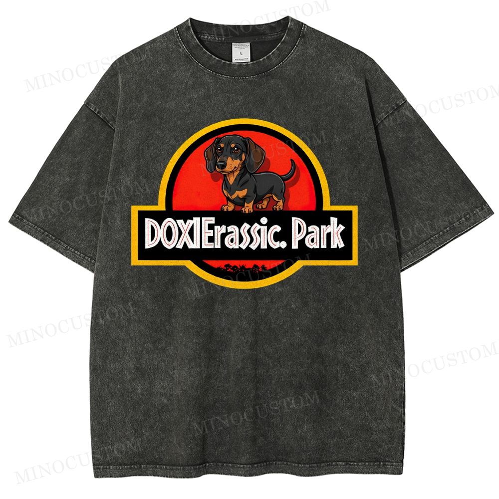 DOXlErassic Park Washed T-Shirt
