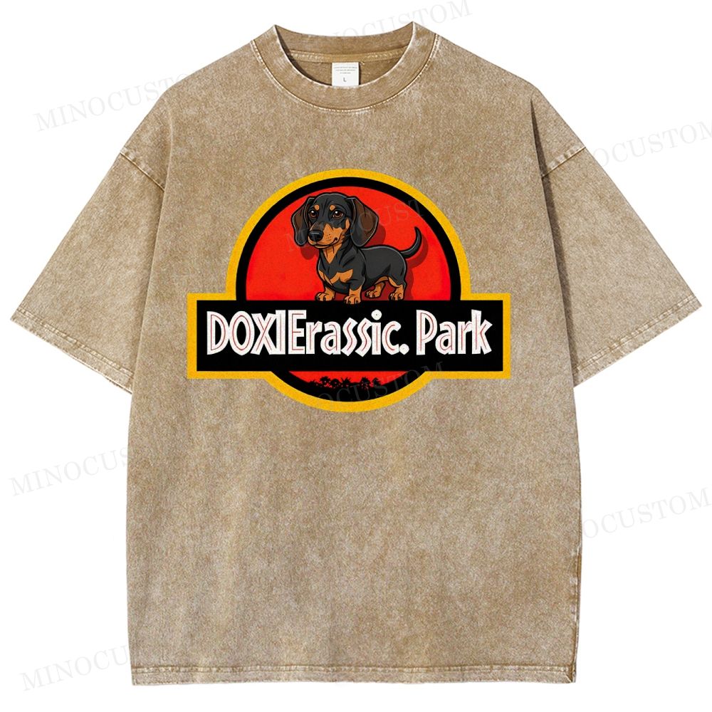 DOXlErassic Park Washed T-Shirt