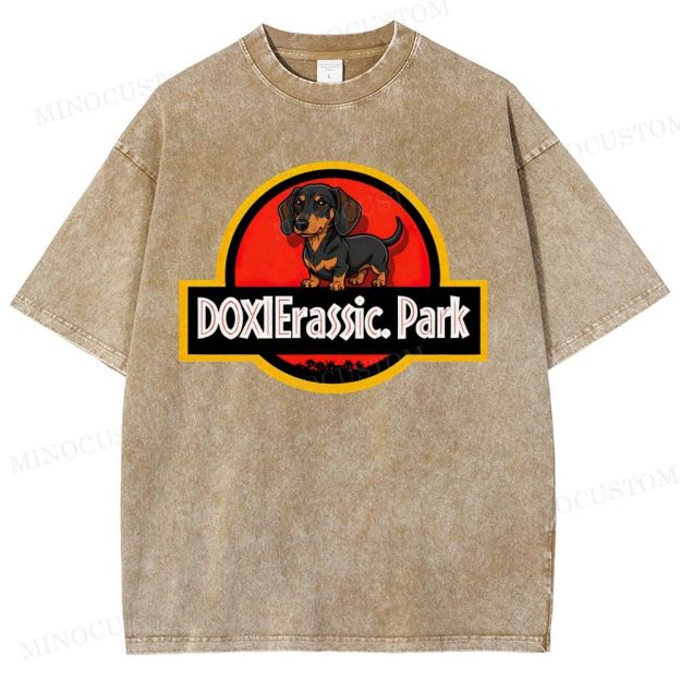 DOXlErassic Park Washed T-Shirt