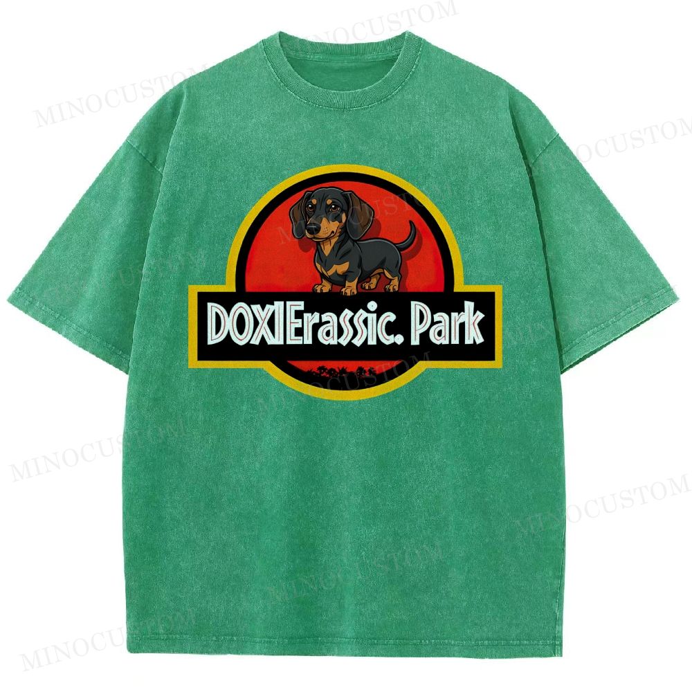 DOXlErassic Park Washed T-Shirt