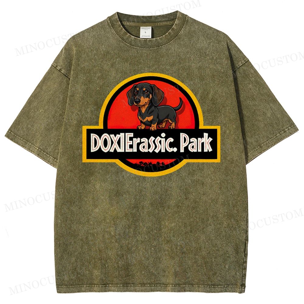 DOXlErassic Park Washed T-Shirt