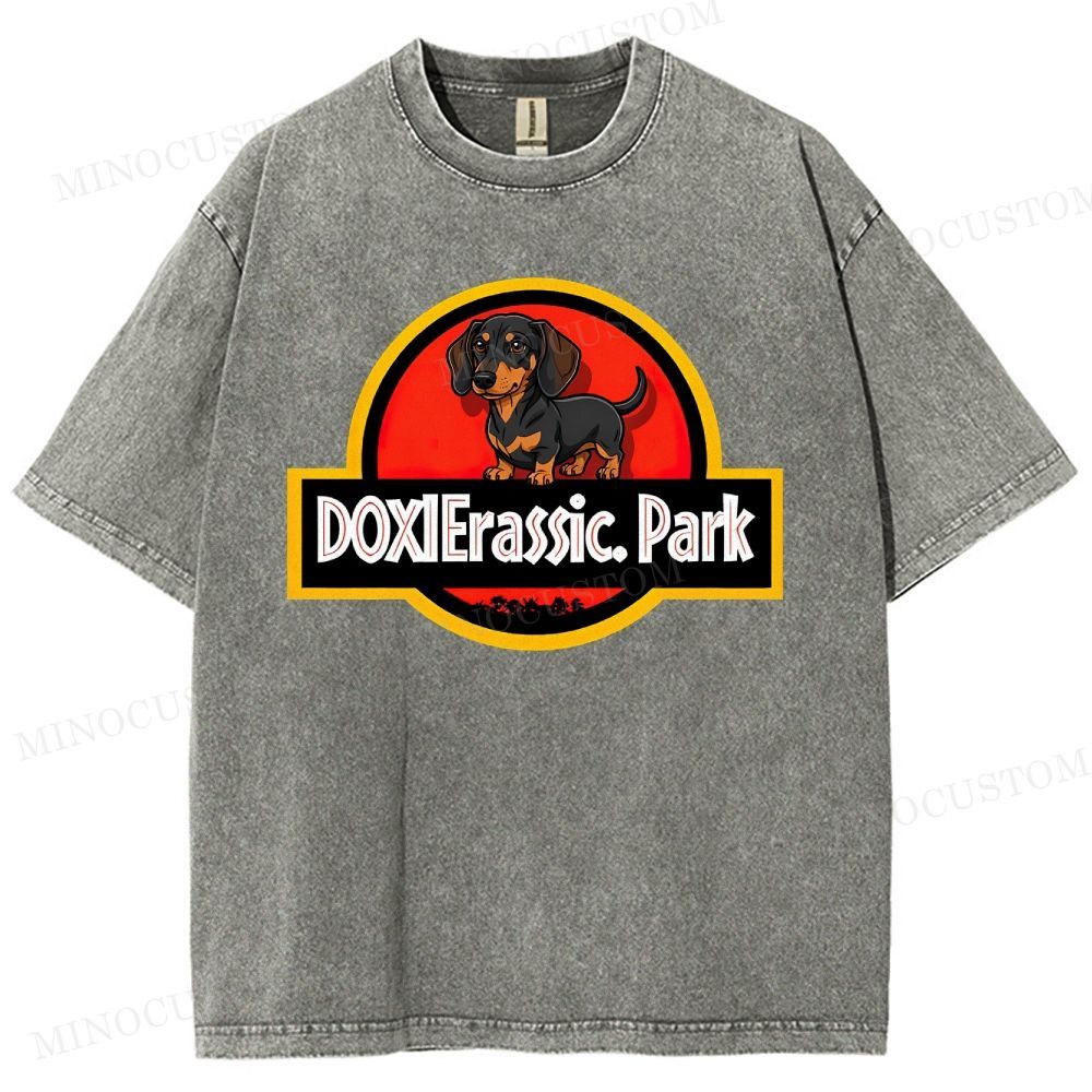 DOXlErassic Park Washed T-Shirt