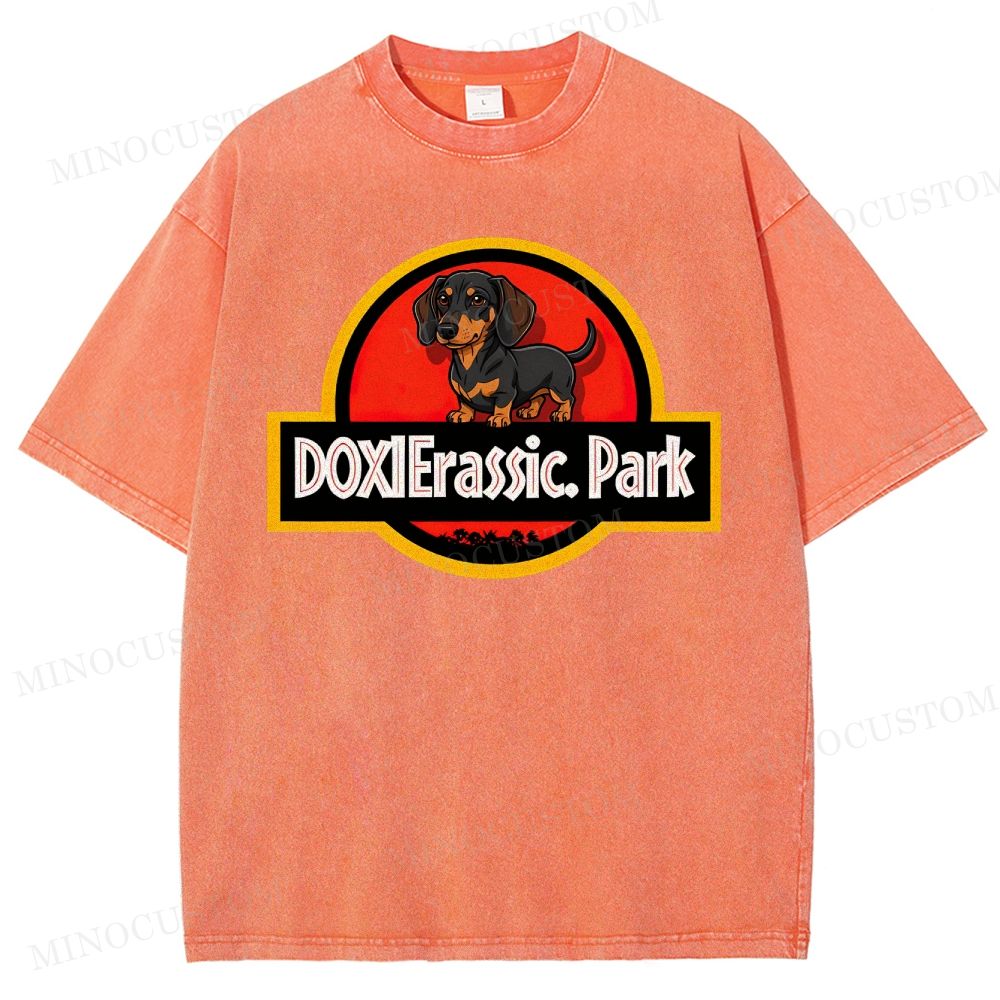 DOXlErassic Park Washed T-Shirt