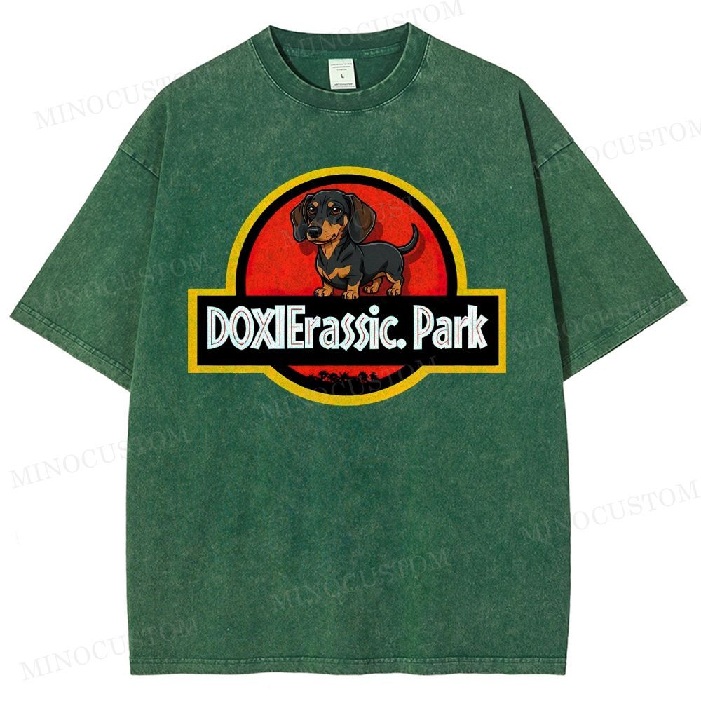 DOXlErassic Park Washed T-Shirt