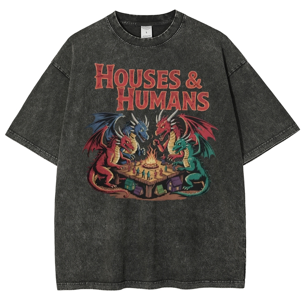 Fantasy RPG Parody Washed T-Shirt 