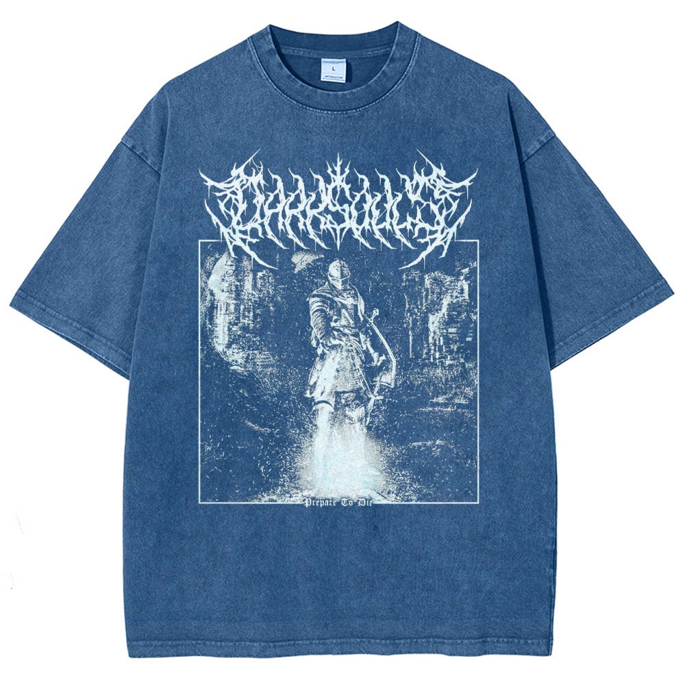 Gothic Fantasy Warrior Washed T-Shirt 