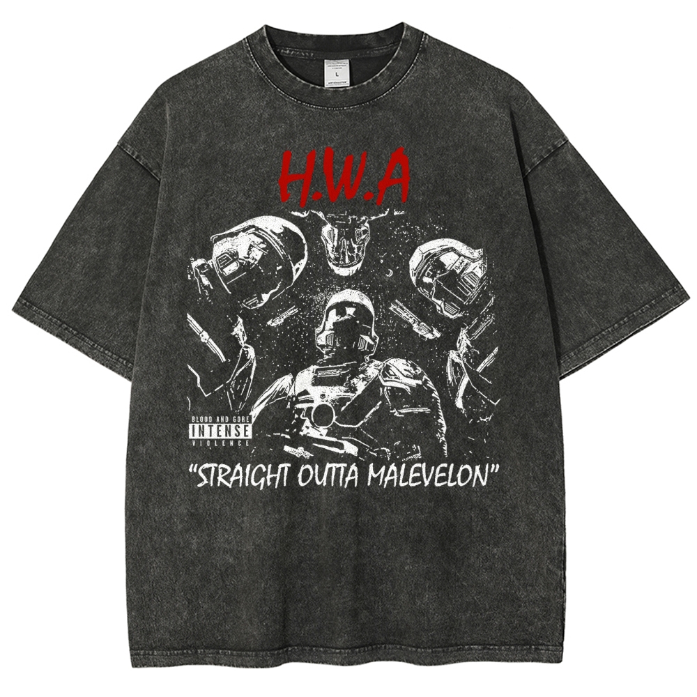 Retro Tactical Space Soldier Washed T-Shirt