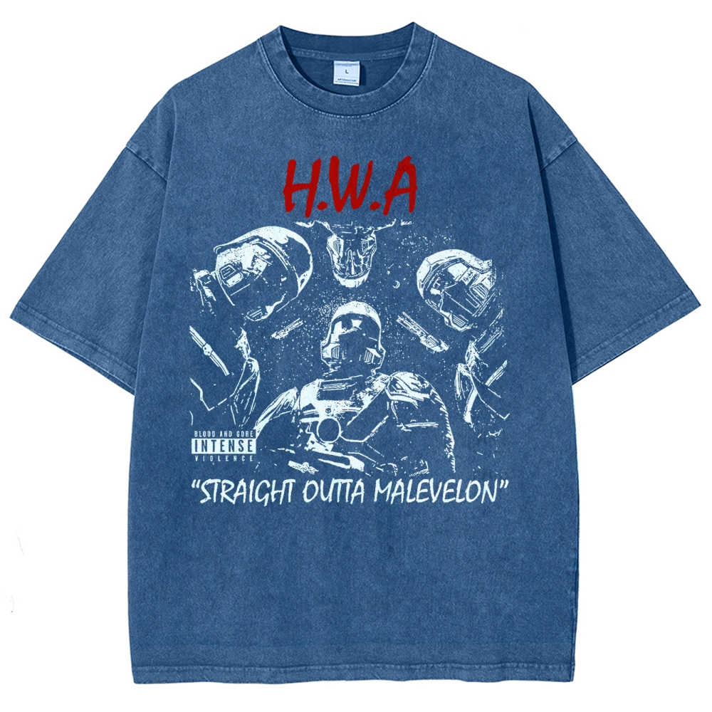 Retro Tactical Space Soldier Washed T-Shirt