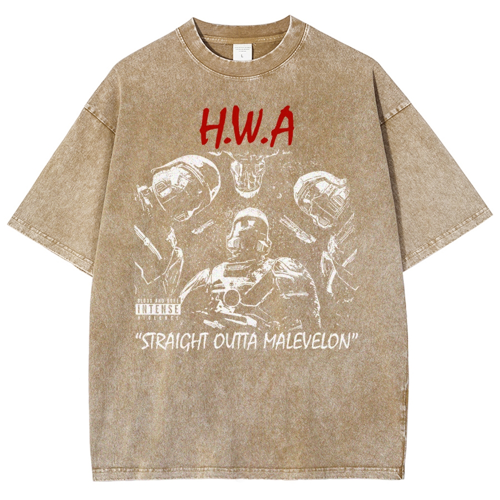 Retro Tactical Space Soldier Washed T-Shirt