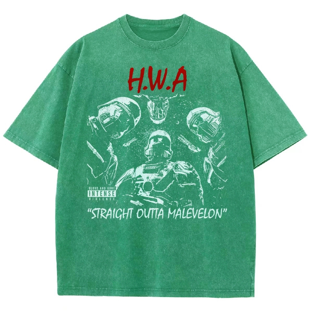 Retro Tactical Space Soldier Washed T-Shirt