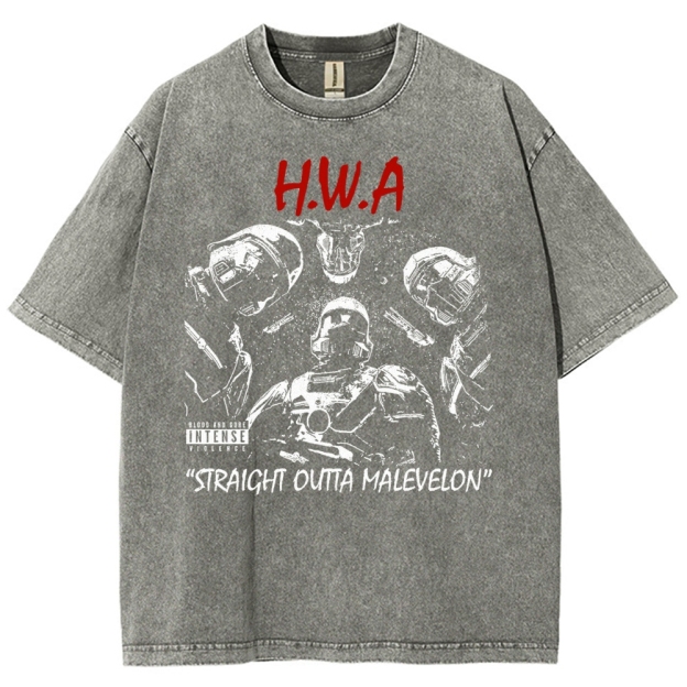 Retro Tactical Space Soldier Washed T-Shirt