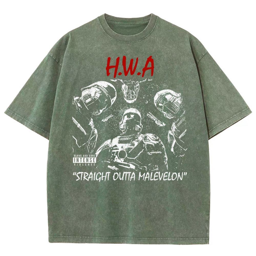 Retro Tactical Space Soldier Washed T-Shirt