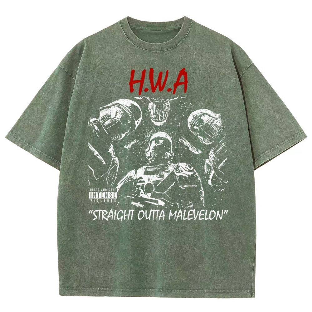 Retro Tactical Space Soldier Washed T-Shirt