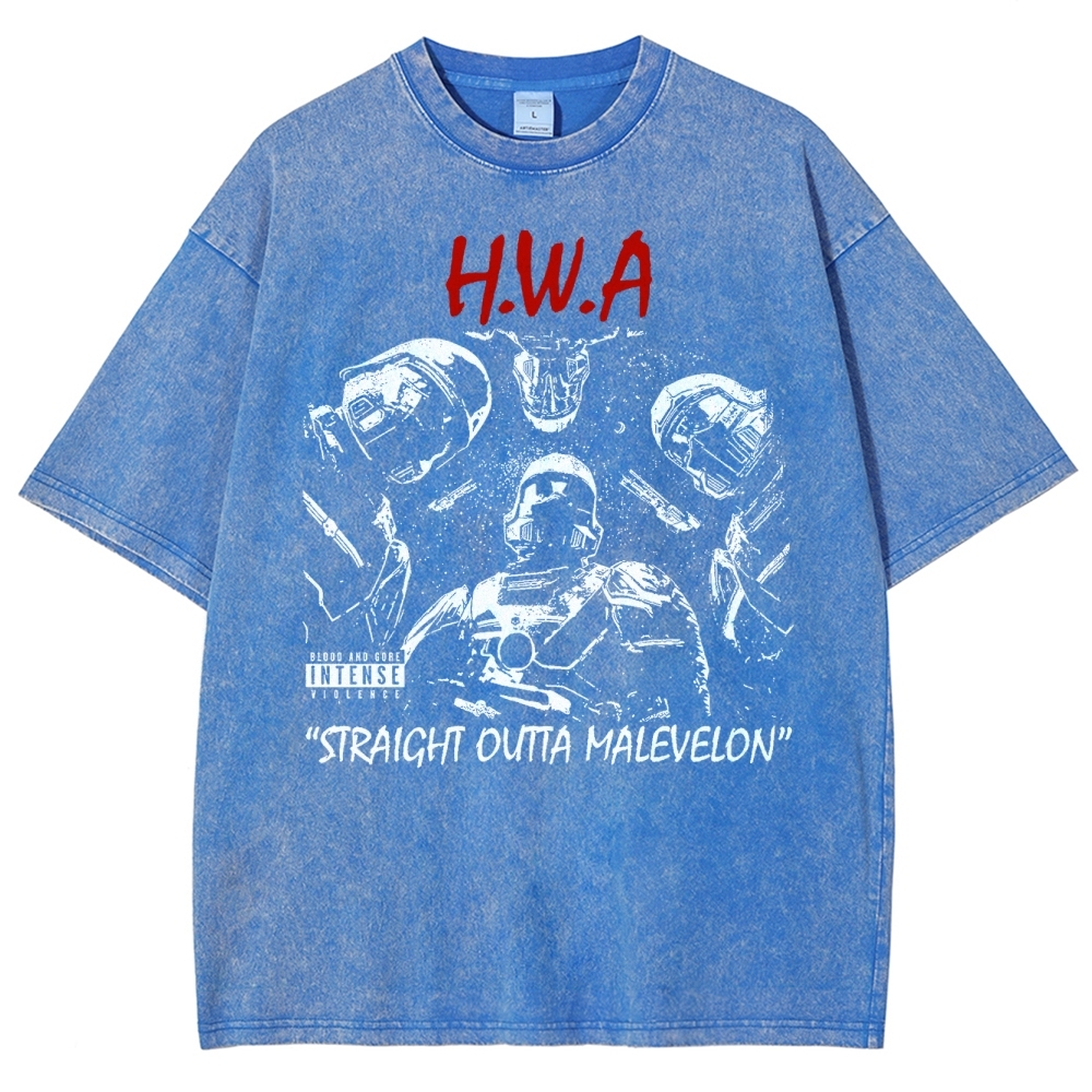 Retro Tactical Space Soldier Washed T-Shirt