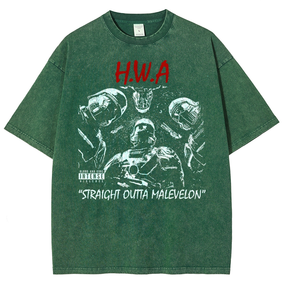 Retro Tactical Space Soldier Washed T-Shirt