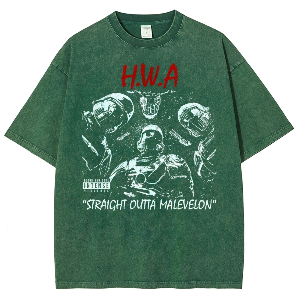 Retro Tactical Space Soldier Washed T-Shirt