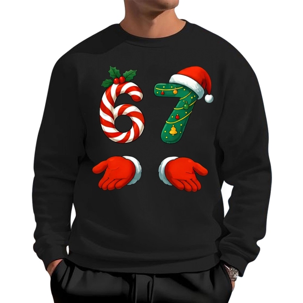 67 Christmas Cotton Sweatshirts 
