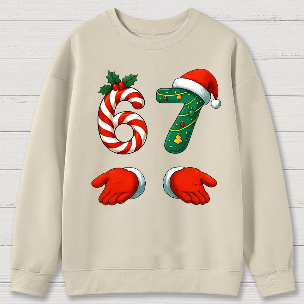 67 Christmas Cotton Sweatshirts 