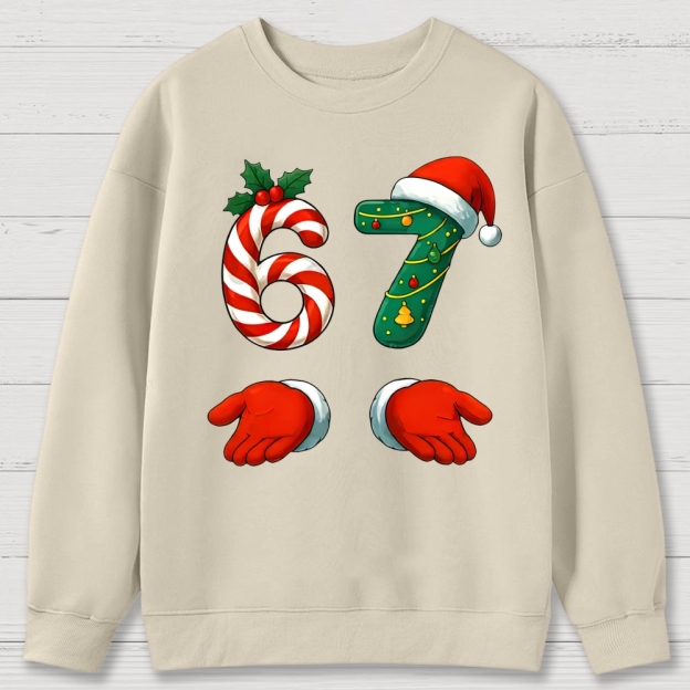 67 Christmas Cotton Sweatshirts 