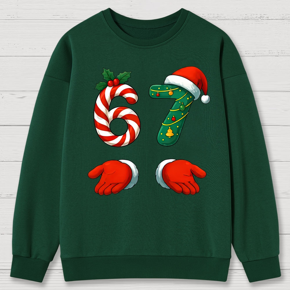 67 Christmas Cotton Sweatshirts 