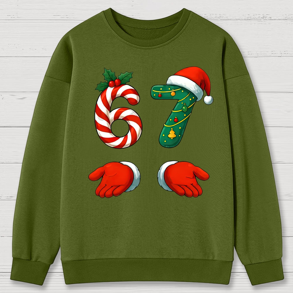 67 Christmas Cotton Sweatshirts 