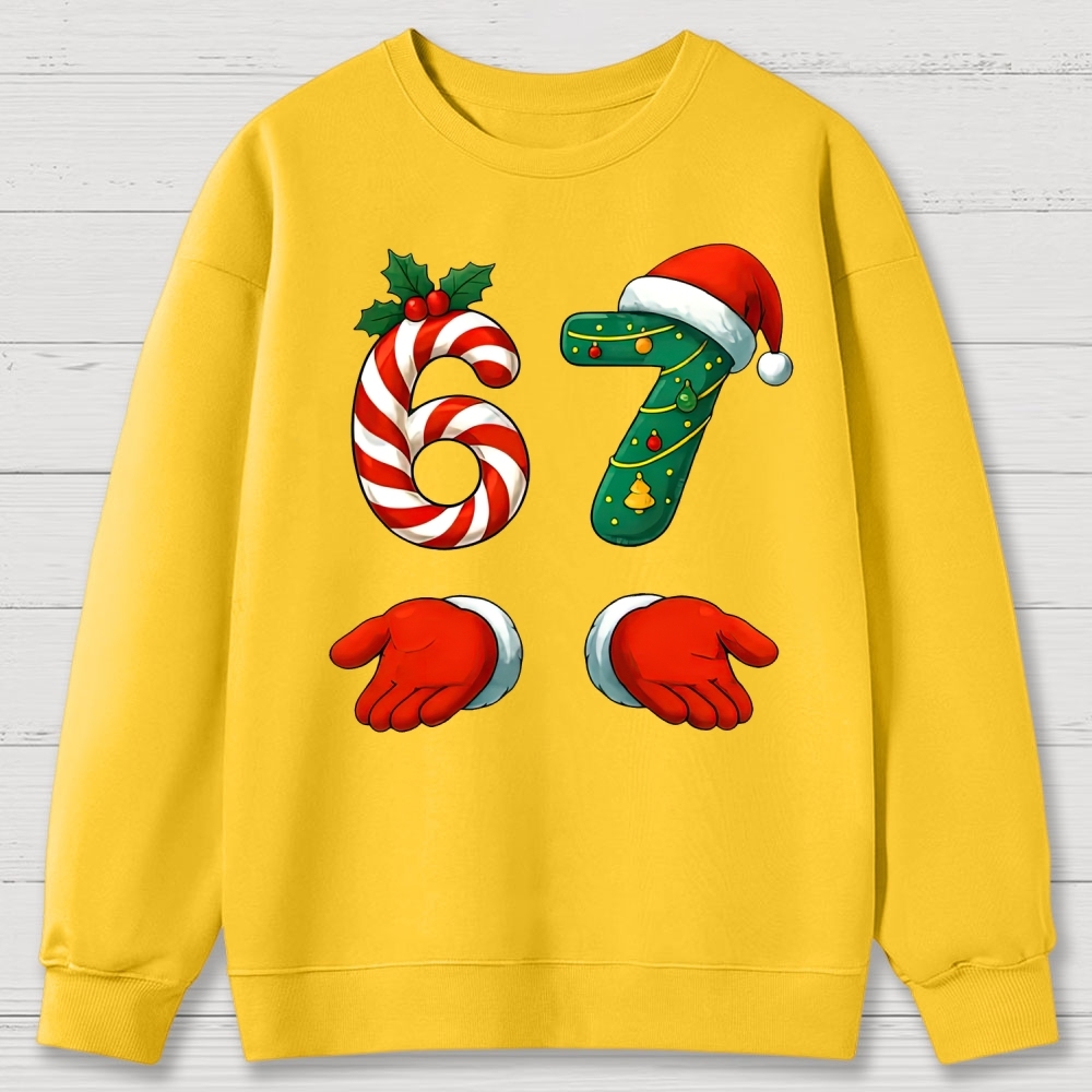 67 Christmas Cotton Sweatshirts 