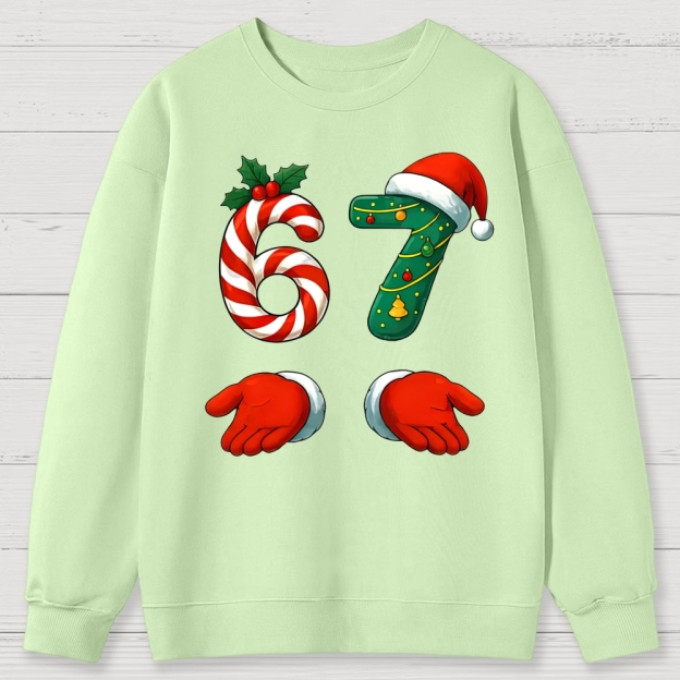 67 Christmas Cotton Sweatshirts 