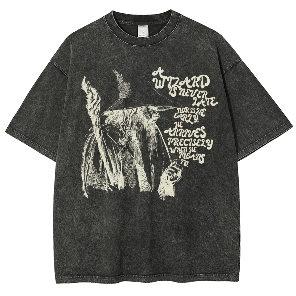 The Wizard Arrives Washed T-Shirt 