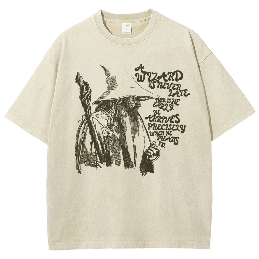 The Wizard Arrives Washed T-Shirt 
