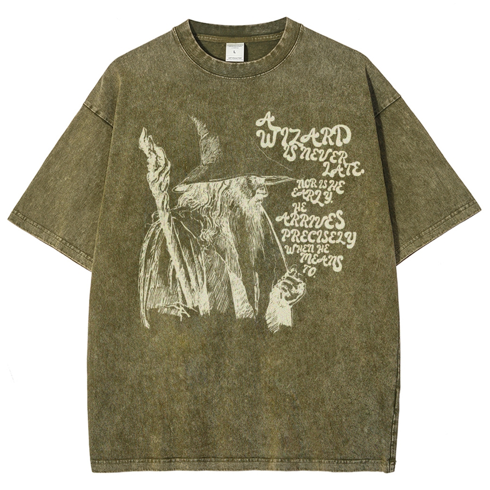 The Wizard Arrives Washed T-Shirt 