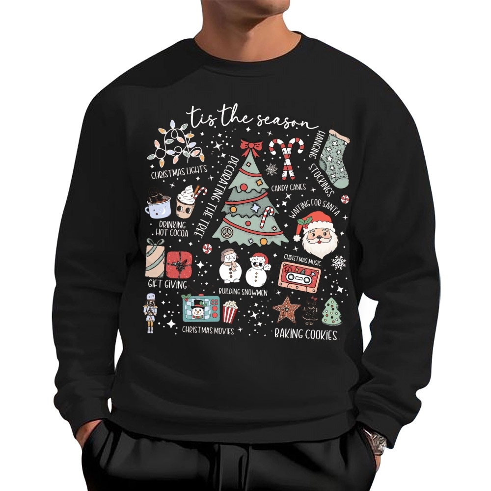 Christmas Tis the Season Cotton Sweatshirts