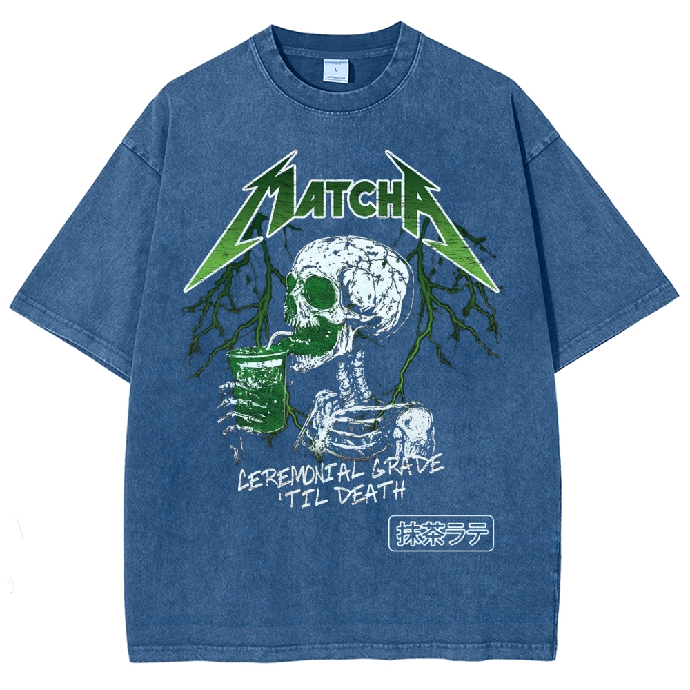 Fun Matcha Washed T-Shirt 