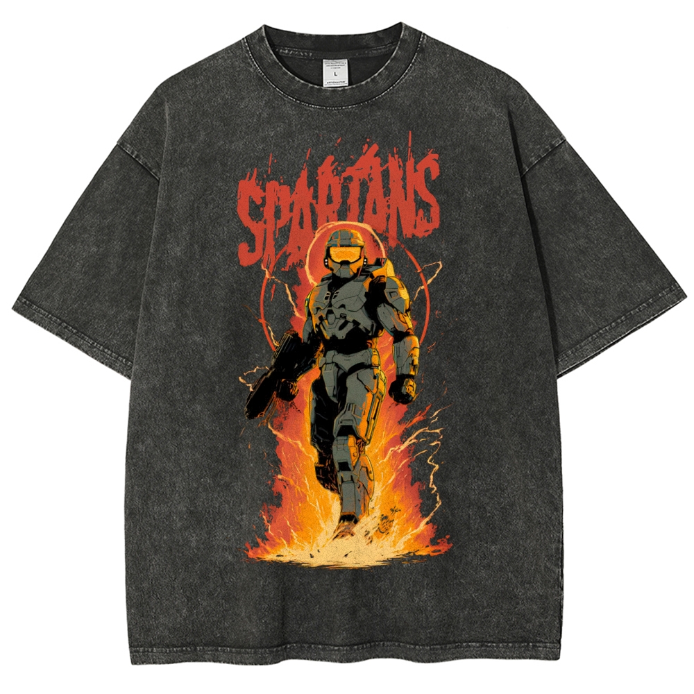 Indomitable Warrior Washed T-Shirt 