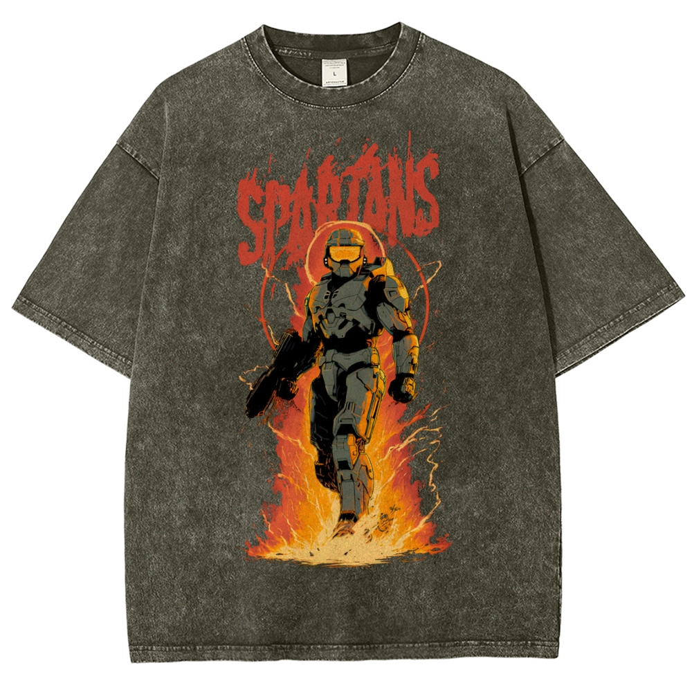 Indomitable Warrior Washed T-Shirt 