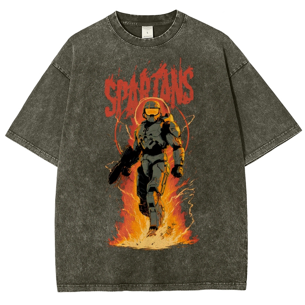 Indomitable Warrior Washed T-Shirt 