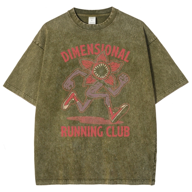 Running Monster Washed T-Shirt 