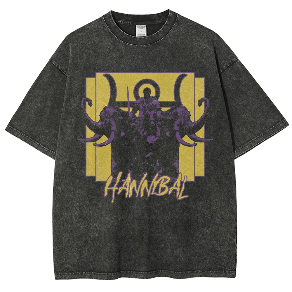 "Hannibal" Graphic Washed T-Shirt
