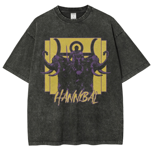 "Hannibal" Graphic Washed T-Shirt