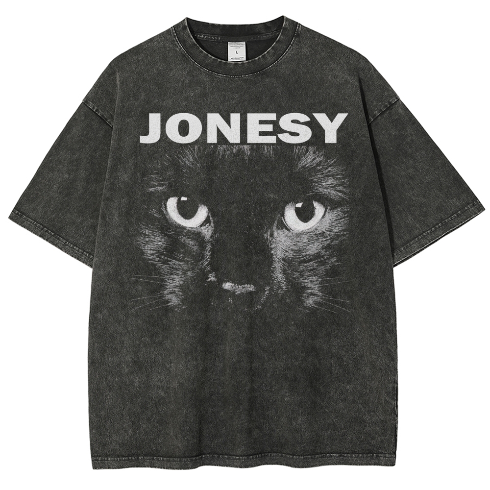 Jones Cat Washed T-Shirt 