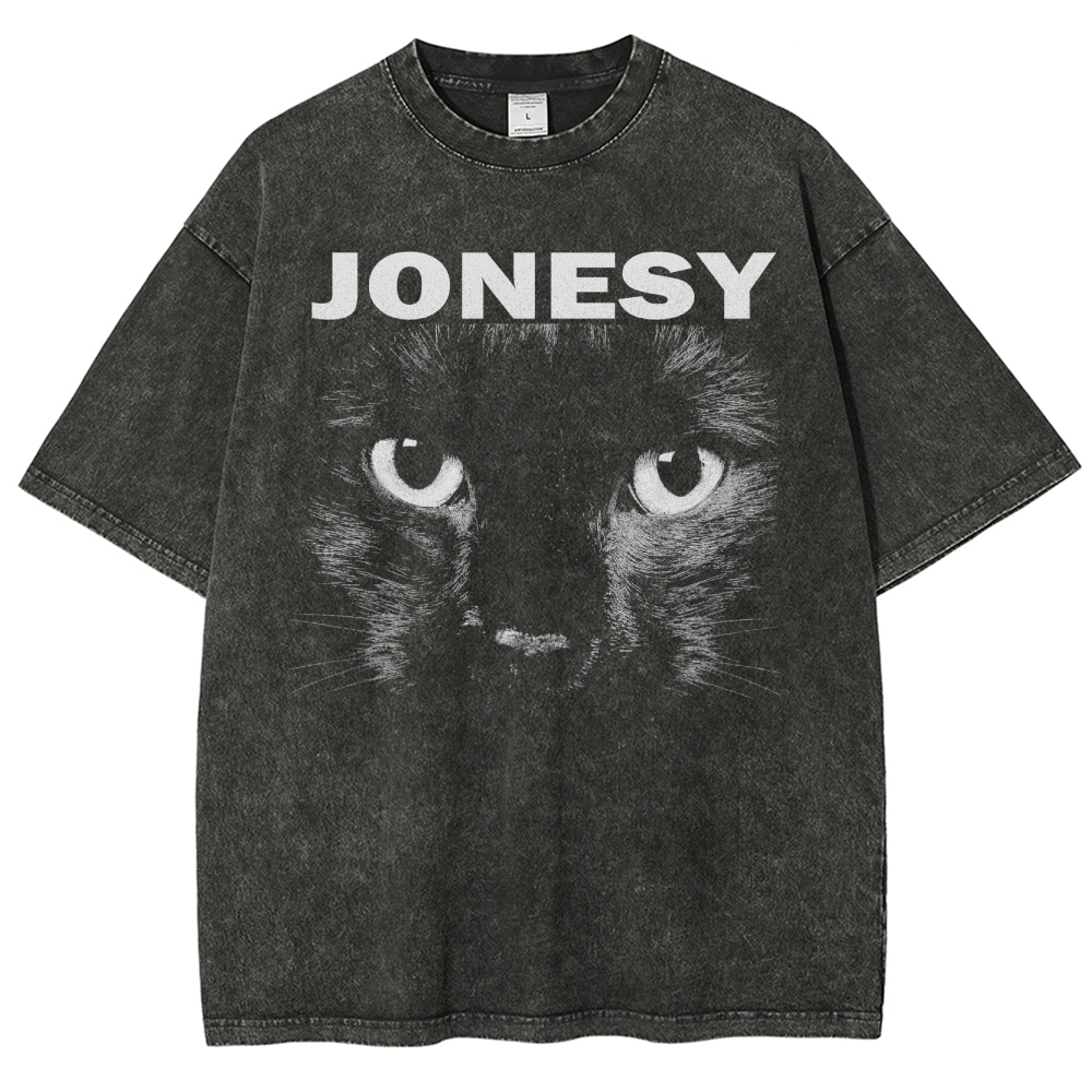 Jones Cat Washed T-Shirt 