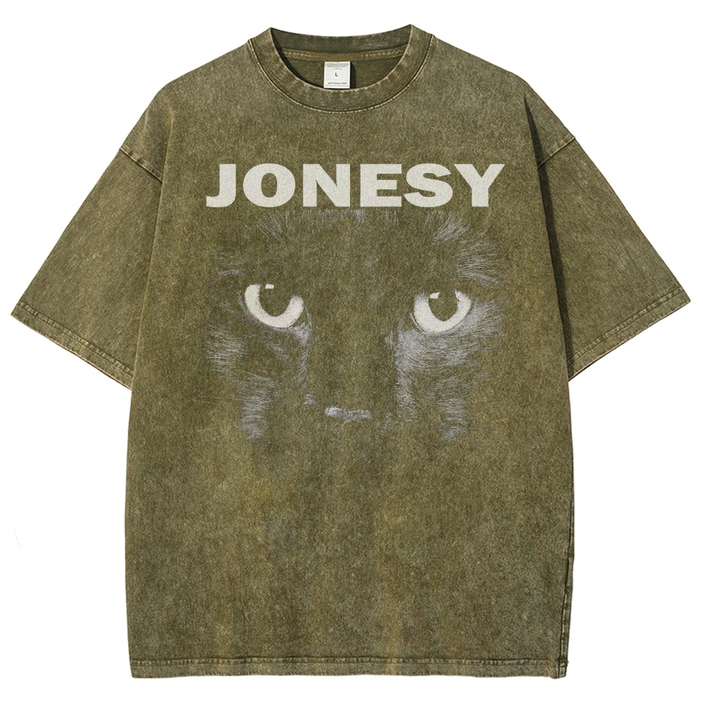 Jones Cat Washed T-Shirt 