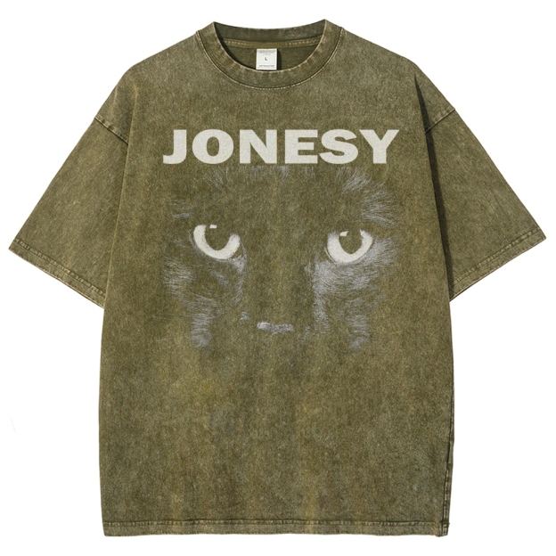 Jones Cat Washed T-Shirt 