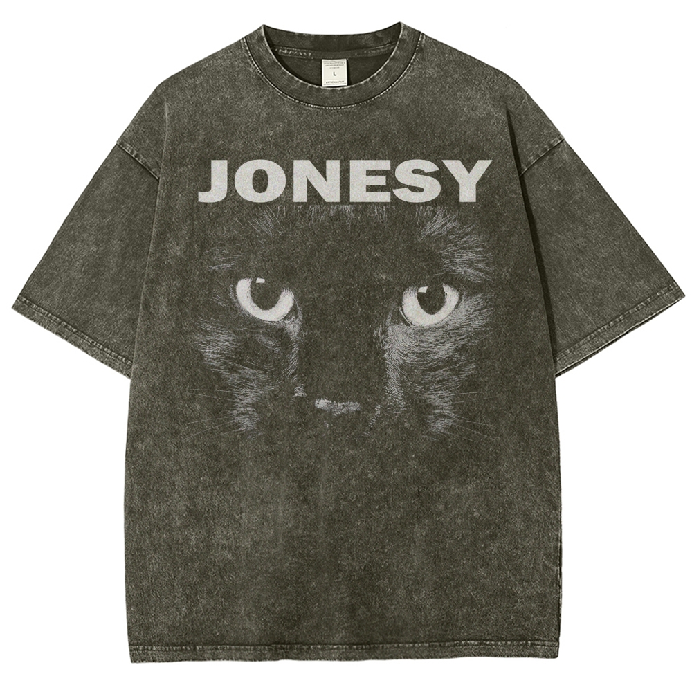 Jones Cat Washed T-Shirt 