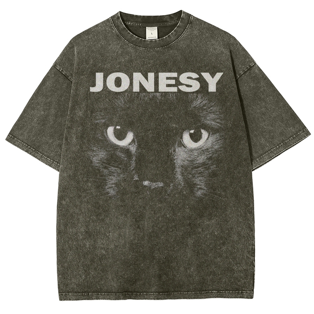 Jones Cat Washed T-Shirt 
