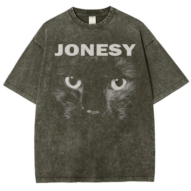 Jones Cat Washed T-Shirt 