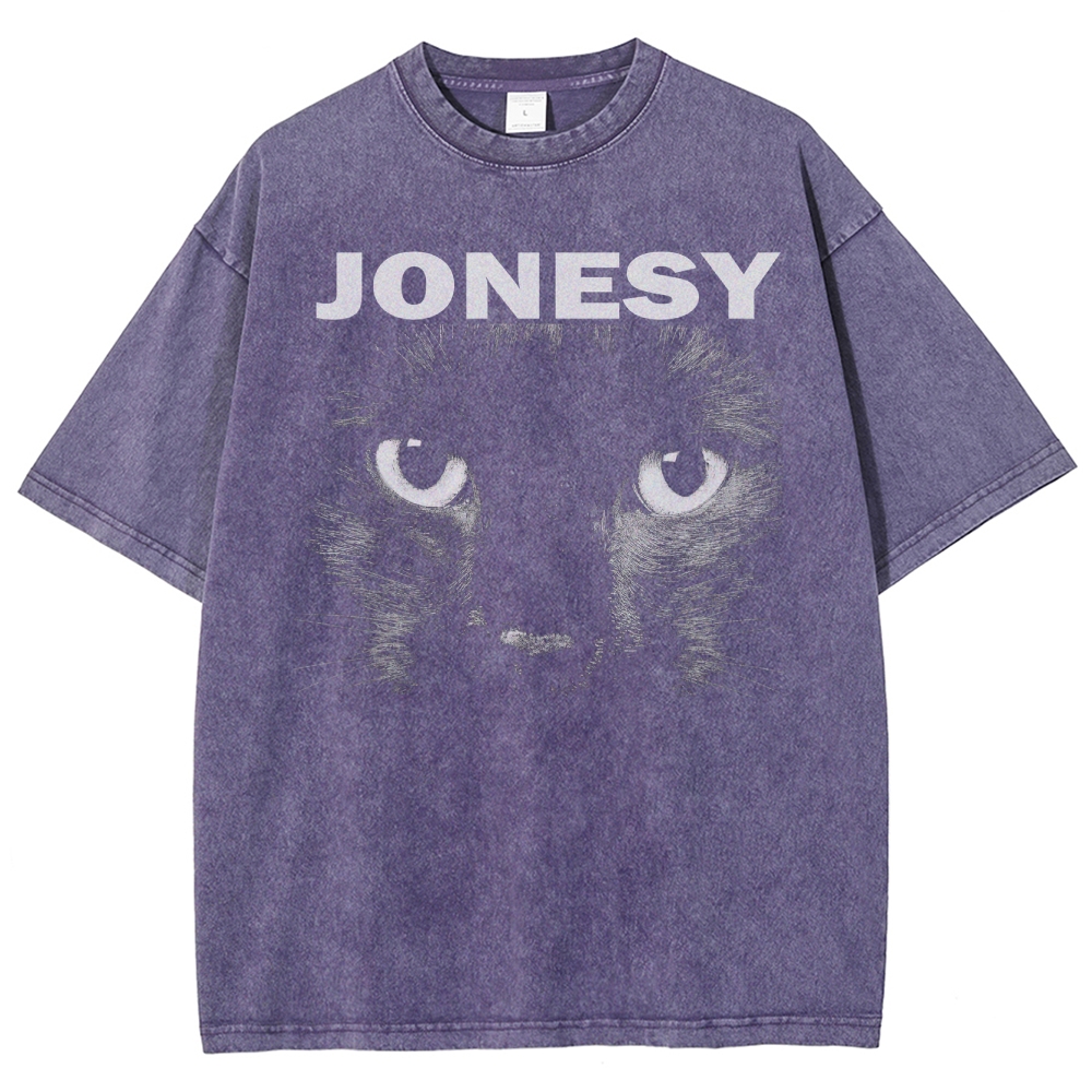 Jones Cat Washed T-Shirt 